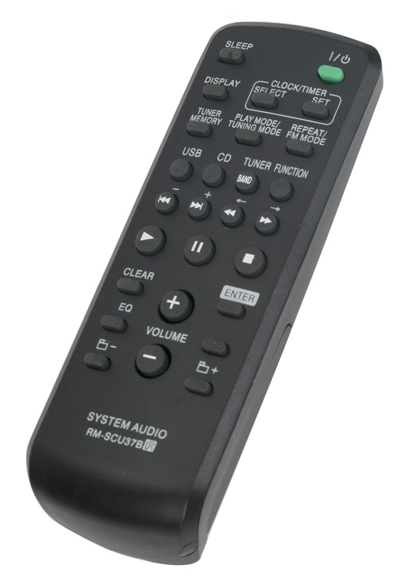 Vinabty RM-SCU37B Replaced Remote fit for Sony Mini HI-FI Component System LBT-SH2000 SS-SH2000 CMT-BX3 CMT-BX30R HCD-CBX3 HCD-BX30R LBT-SH2000 RM-SCU37 CMT-FX205 CMT-FX200 MHC-EX700 MHC-EX600 MHC-EX99 - Image 2